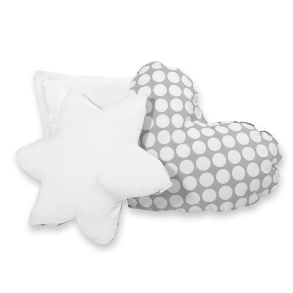 Set de 3 Coussins pour Tipi Gris