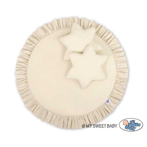 Tapis de Jeu à Froufrou Beige