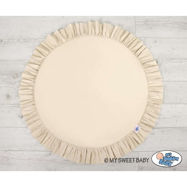 Tapis de Jeu à Froufrou Beige