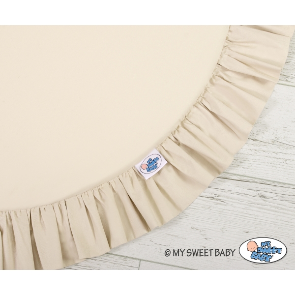 Tapis de Jeu à Froufrou Beige