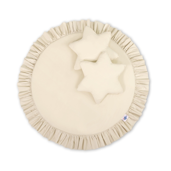 Tapis de Jeu à Froufrou Beige