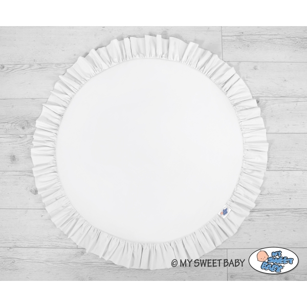 Tapis de Jeu à Froufrou Blanc