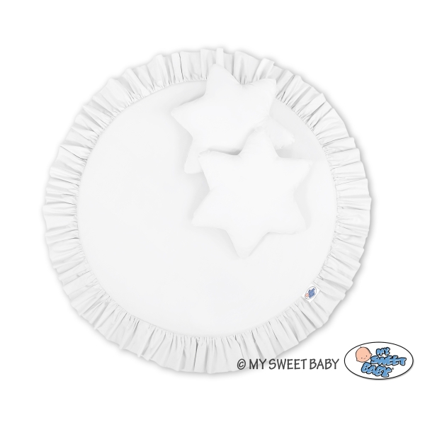Tapis de Jeu à Froufrou Blanc