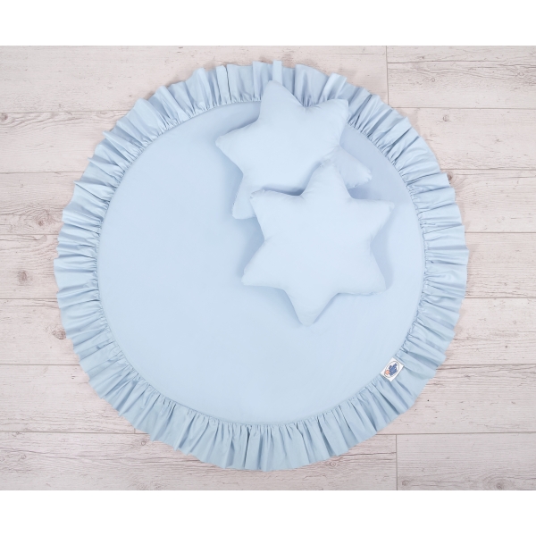 Tapis de Jeu de Sol Bleu
