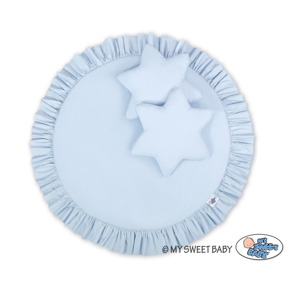 Tapis de Jeu de Sol Bleu
