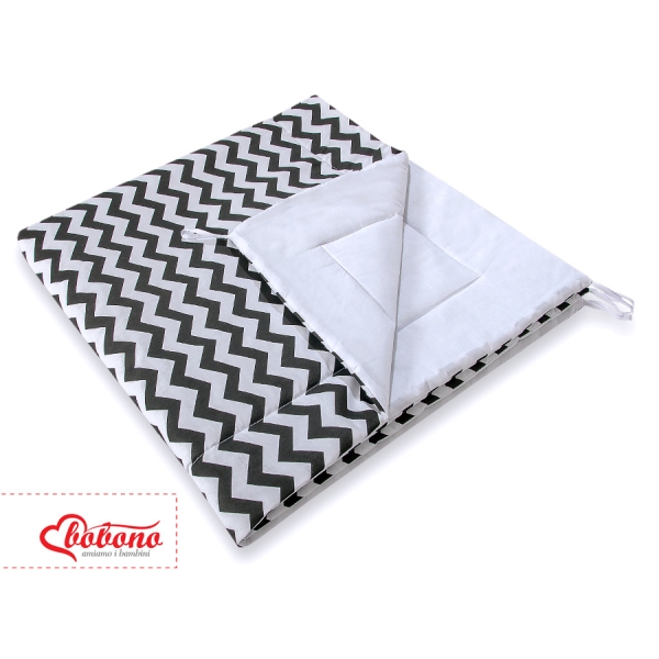Tapis de Sol  pour Tipi (Teepee) Noir Chevron