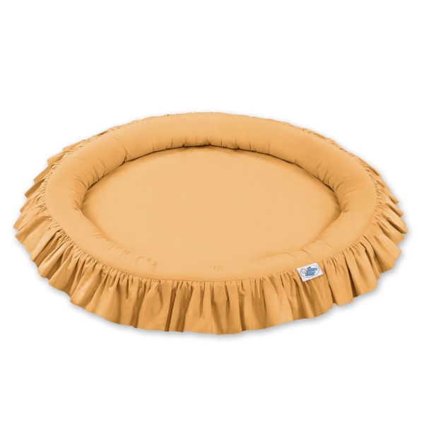 Tapis Nid Cocon avec Froufrou pour Bébé Miel