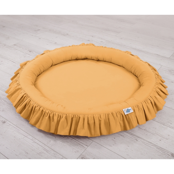 Tapis Nid Cocon avec Froufrou pour Bébé Miel