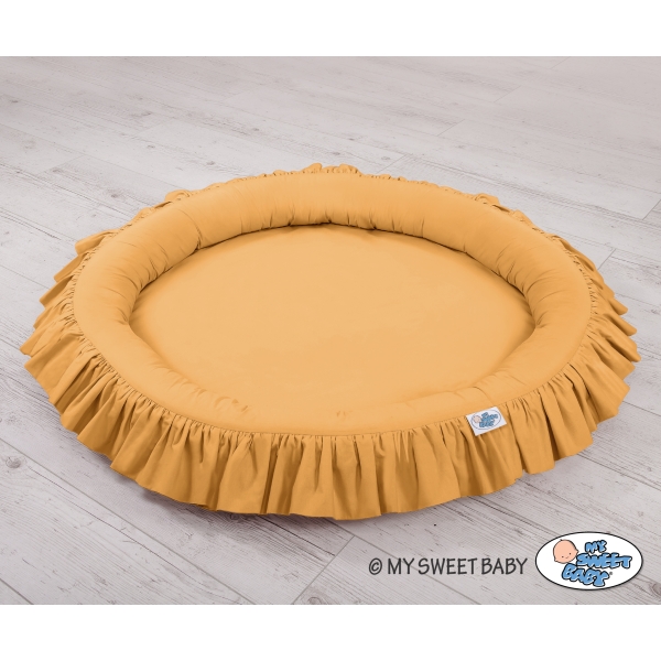 Tapis Nid Cocon avec Froufrou pour Bébé Miel