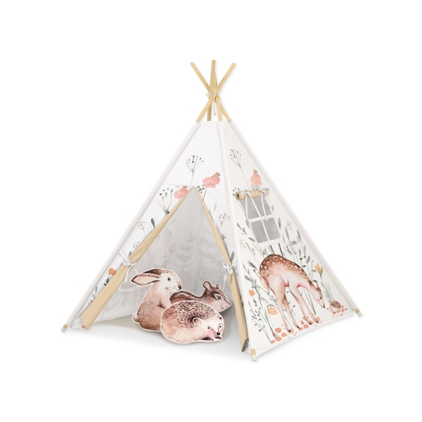 Tipi pour Enfant avec Coussins - Forest Tales