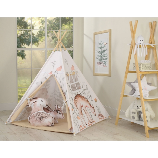 Tipi pour Enfant avec Coussins - Forest Tales