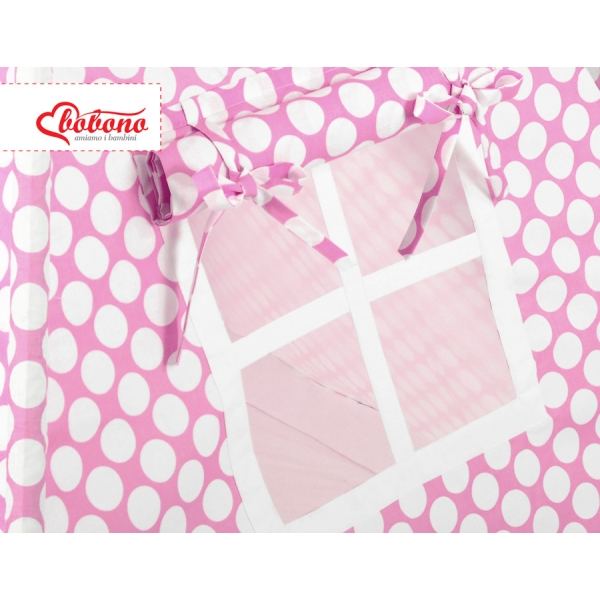 Tipi pour Enfant avec Tapis de Sol et Plumes Décoratives Rose