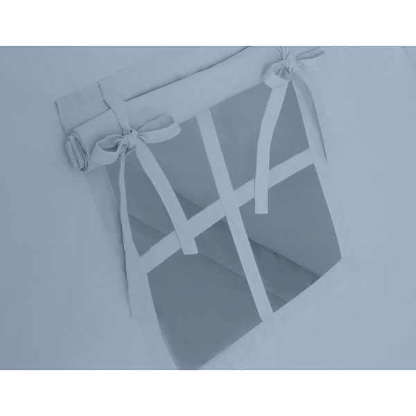 Tipi pour Enfant + Plumes Décoratives Bleu Pastel