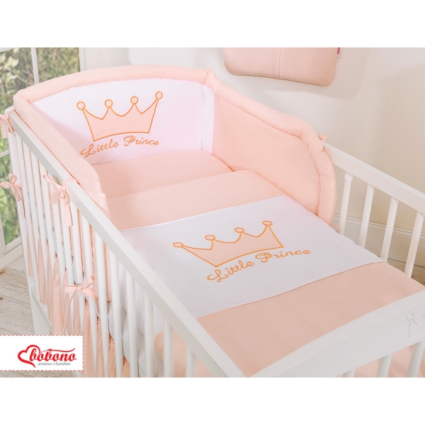 Tour de Lit a Barreaux Rose Poudré Prince / Princess