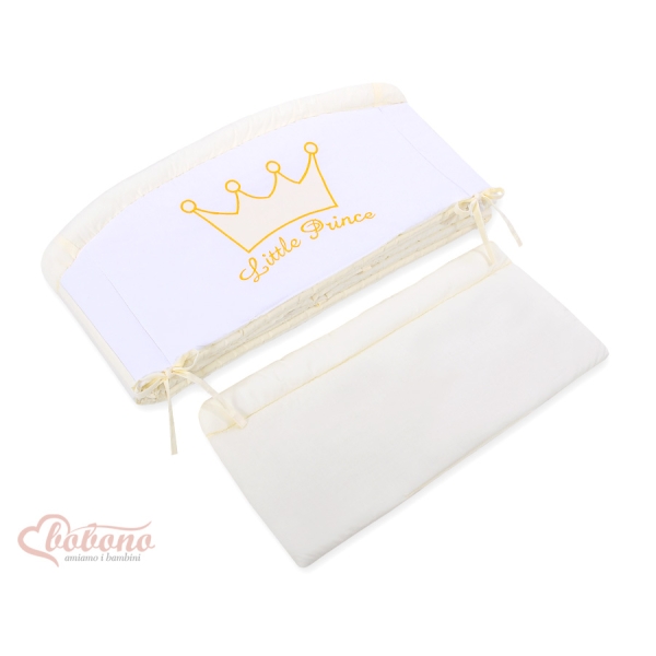 Tour de Lit Bébé Complet XXL Crème Prince / Princess