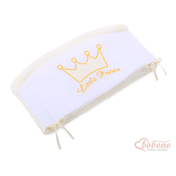 Tour de Lit Bébé Complet XXL Crème Prince / Princess