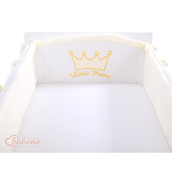 Tour de Lit Bébé Complet XXL Crème Prince / Princess