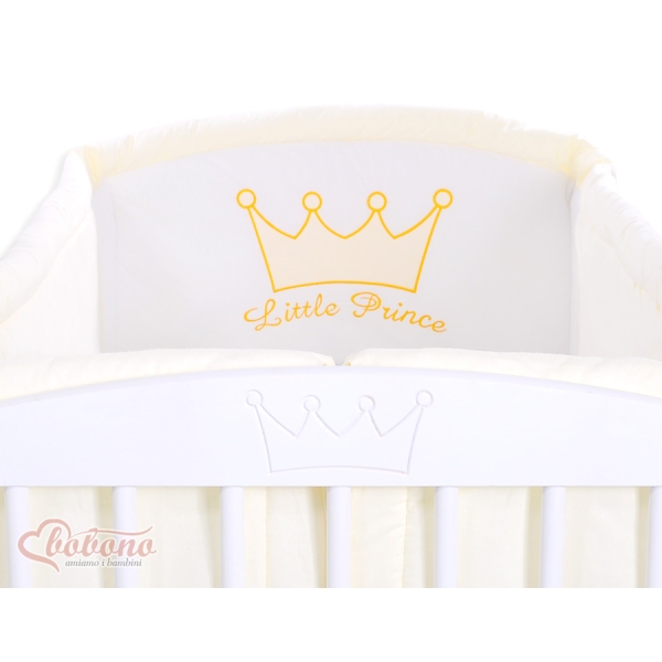 Tour de Lit Bébé Complet XXL Crème Prince / Princess