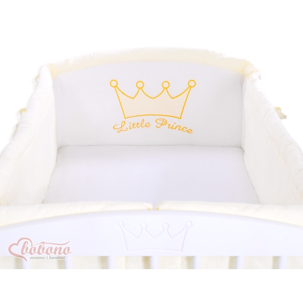 Tour de Lit Bébé Complet XXL Crème Prince / Princess