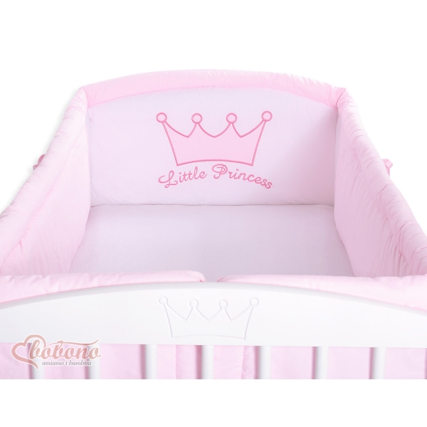 Tour de lit bébé 70x140 Rose