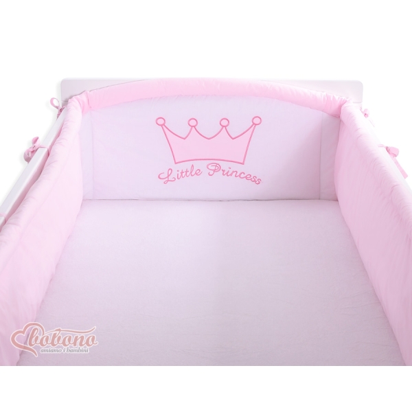 Tour de lit complet fille rosa