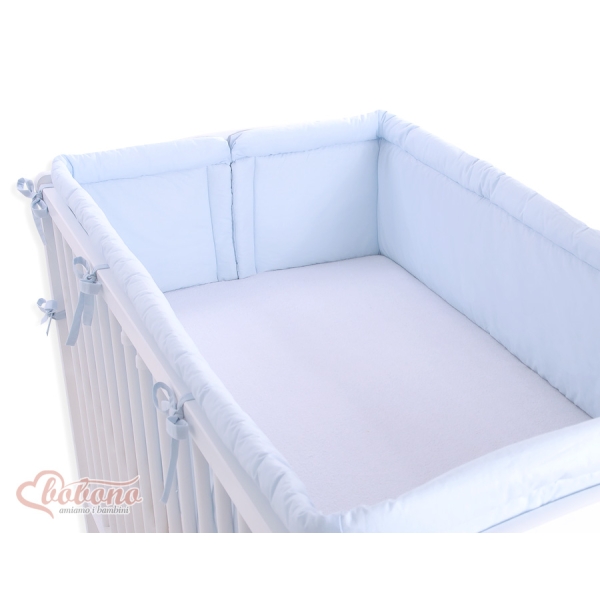Tour de Lit Bébé Complet XXL pour Garçon Bleu Prince / Princess