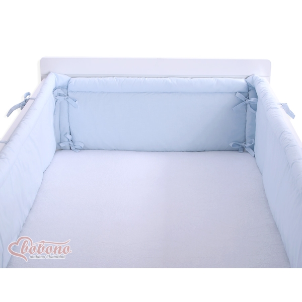 Tour de Lit Bébé Complet XXL pour Garçon Bleu Prince / Princess