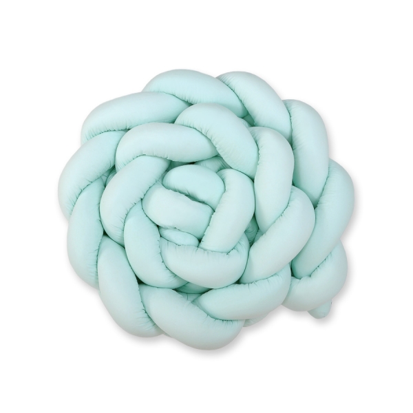 Tour de Lit Bébé Tressé Extra épais 3,6m Menthe
