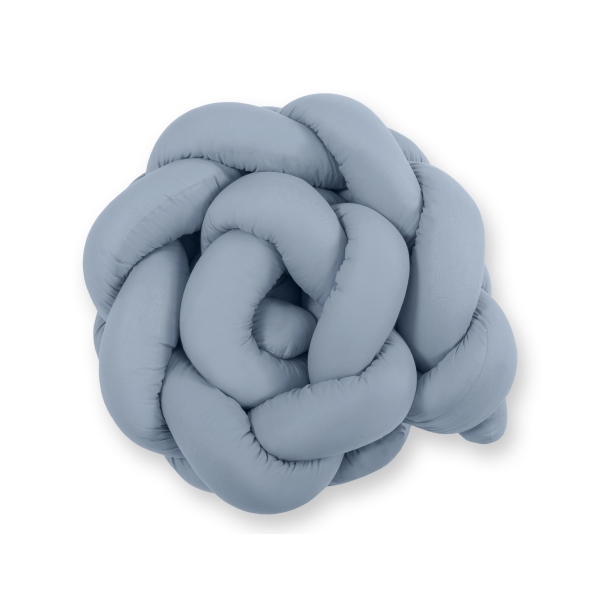 Tour de Lit Bébé Tressé Fille et Garçon Bleu Pastel