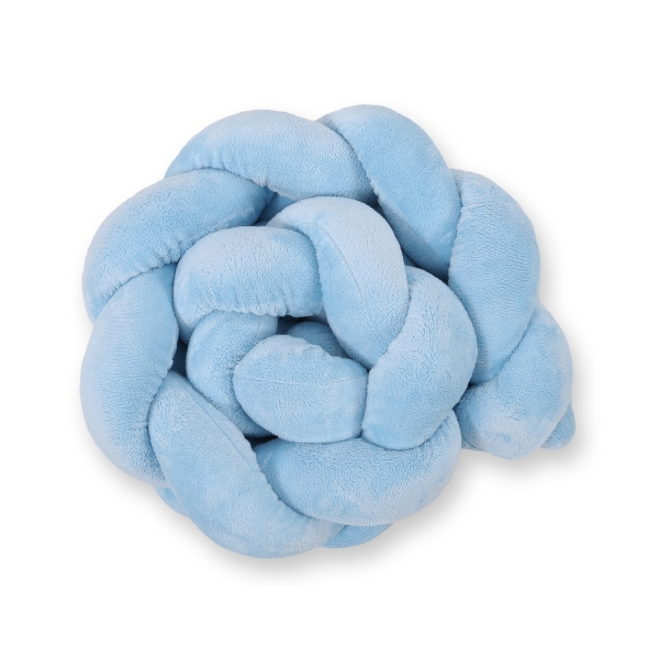 Tour de Lit Bébé Tressé Fille et Garçon Bleu pour Garçon