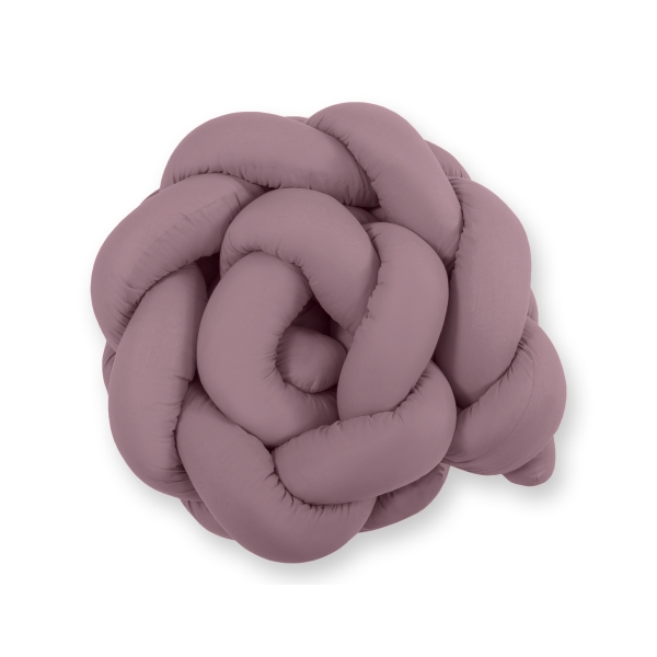 Tour de Lit Bébé Tressé Fille et Garçon Violet Pastel