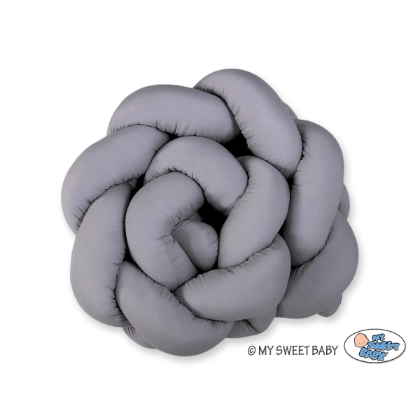Tour de Lit Bébé Tressé  OEKO-TEX Anthracite