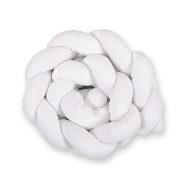 Tour de Lit pour Bébé à Nœuds 180 cm  Blanc