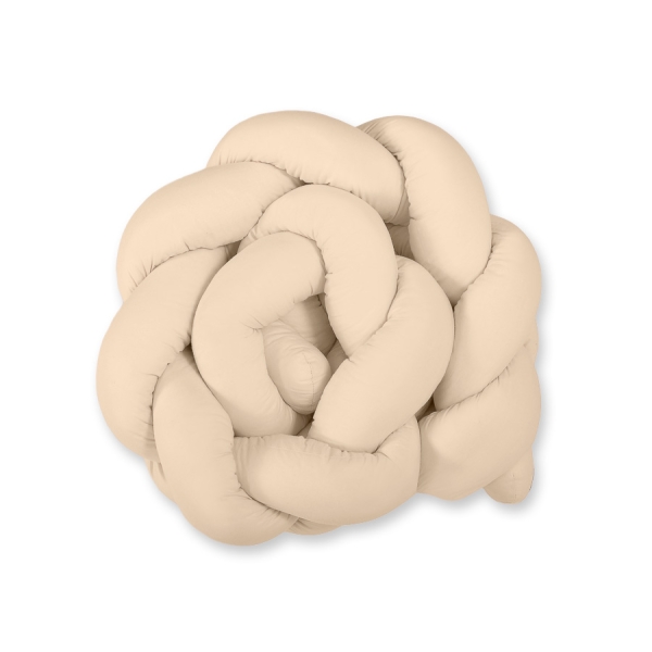Tour de Lit Tressé Pare Chocs Beige