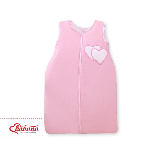 Turbulette Bébé  Rose Cœurs