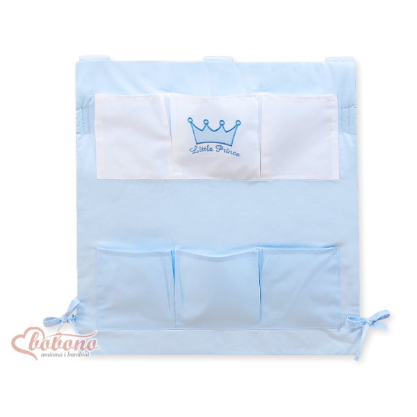 Vide Poche de Lit pour Bébé Bleu Prince / Princess