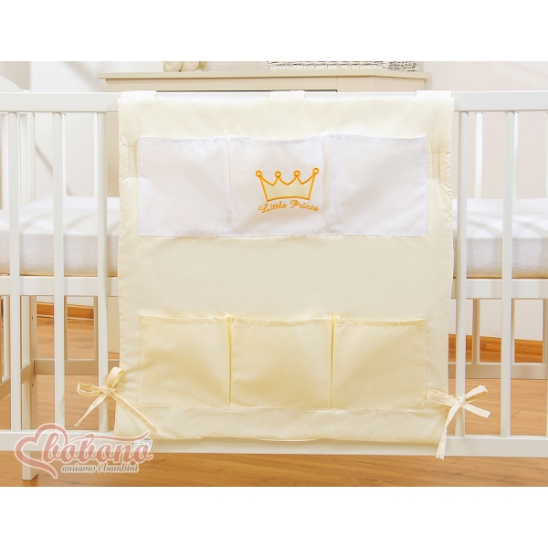 Vide Poche de Lit pour Bébé Crème Prince / Princess