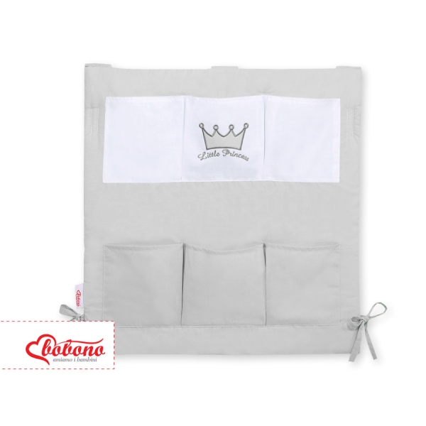 Vide Poche de Lit pour Bébé Gris Prince / Princess
