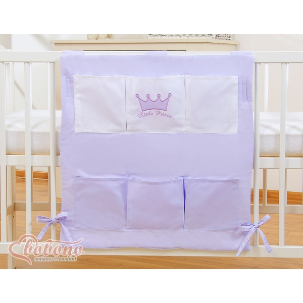 Vide Poche de Lit pour Bébé Lila Prince / Princess