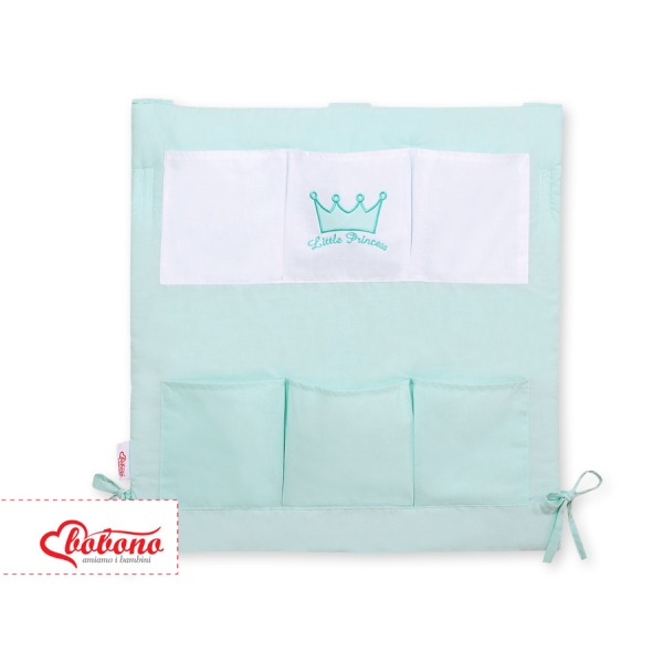 Vide Poche de Lit pour Bébé Menthe Prince / Princess
