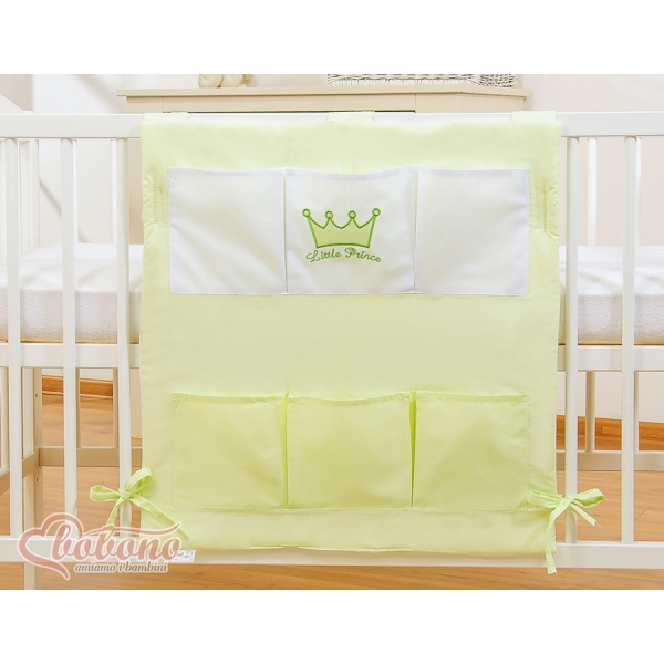 Vide Poche de Lit pour Bébé Vert Prince / Princess