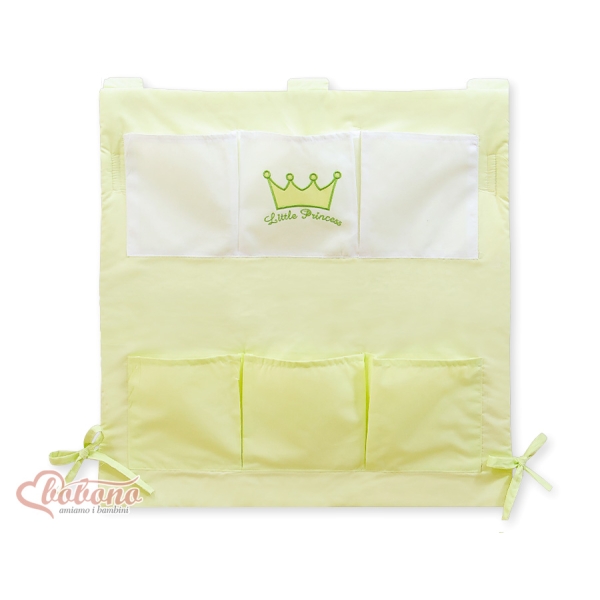 Vide Poche de Lit pour Bébé Vert Prince / Princess