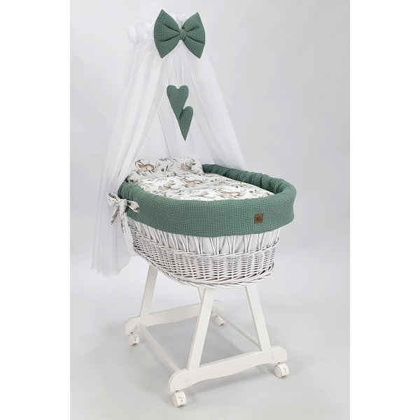 Habillage Garniture pour berceau en osier