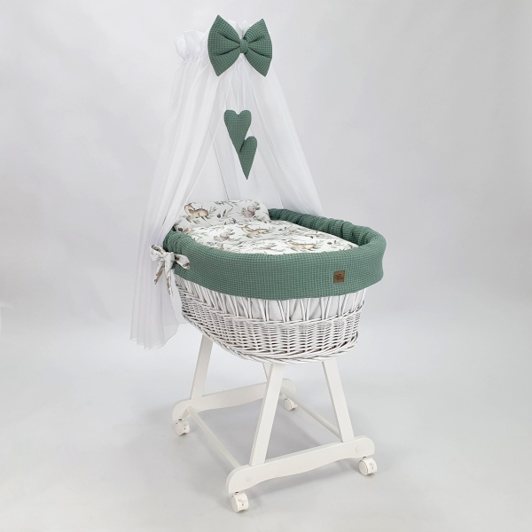 Habillage Garniture pour berceau en osier