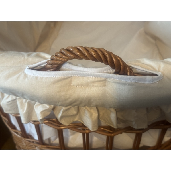 Habillage Ouverture pour la poignée du berceau Beige
