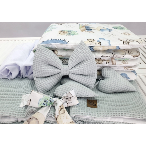 linge de lit pour berceau avec ciel de lit