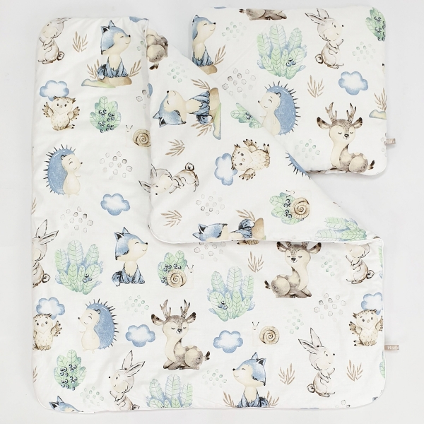 Linge de lit pour berceau bébé avec habillage  XXL